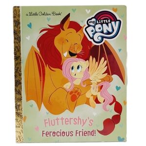 🍒4 for $20🍒 Fluttershy's Ferocious Friend! A Little Golden Book HC Kids